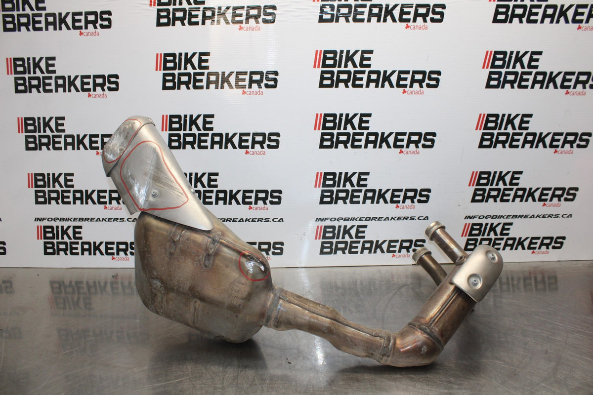 22-25 YAMAHA YZF R7 FULL EXHAUST SYSTEM HEADERS PIPE MUFFLER BB176