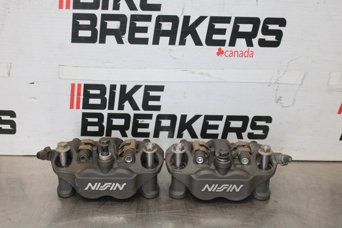 22 KAWASAKI NINJA ZX6R ZX636 ABS 40TH ANNIVERSARY FRONT BRAKE CALIPER SET BB911