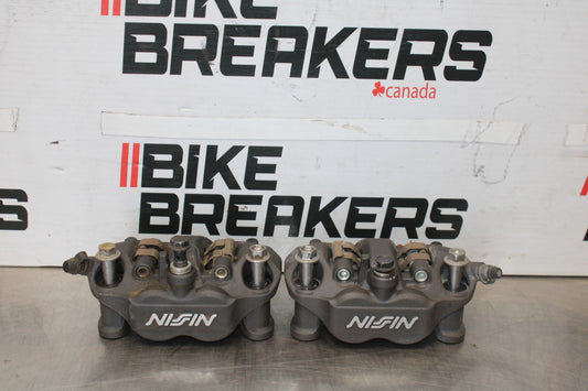 22 KAWASAKI NINJA ZX6R ZX636 ABS 40TH ANNIVERSARY FRONT BRAKE CALIPER SET BB911