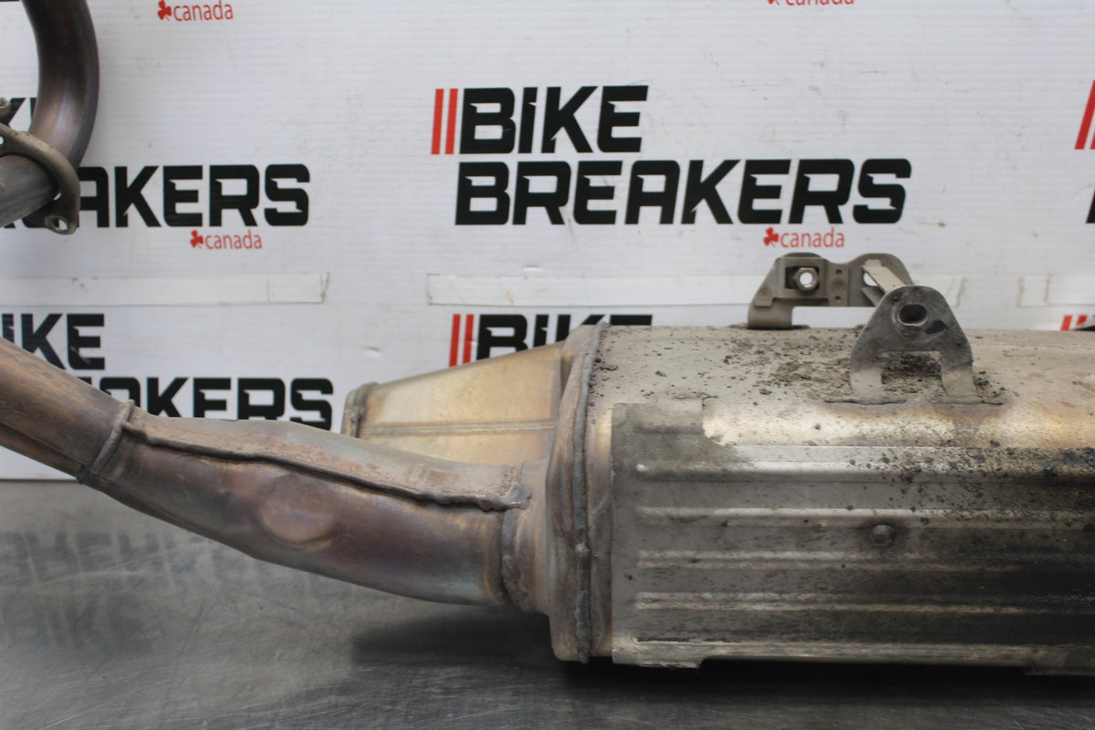 12 KAWASAKI NINJA 650 EX650E FULL EXHAUST SYSTEM HEADERS PIPE MUFFLER BB926