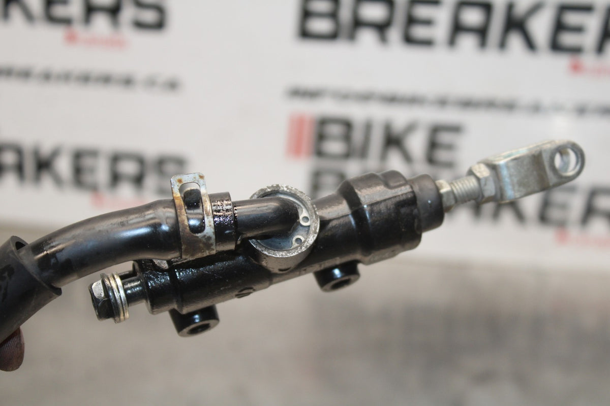 09 KAWASAKI NINJA 250R REAR BACK BRAKE MASTER CYLINDER W RESERVOIR BB824
