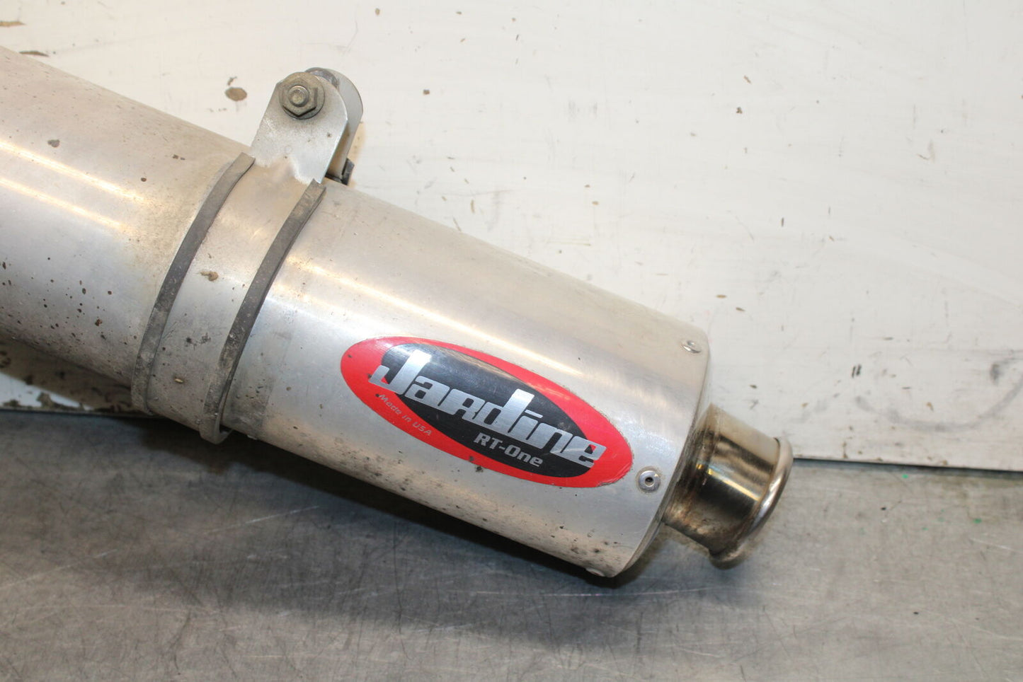 05-06 HONDA CBR600RR AFTERMARKET JARDINE EXHAUST PIPE MUFFLER SLIP ON BB739