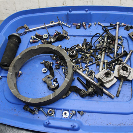 17 KAWASAKI VERSYS_X 300 LEFTOVER MOUNTING BOLTS HARDWARE MOTOR SCREWS BB504