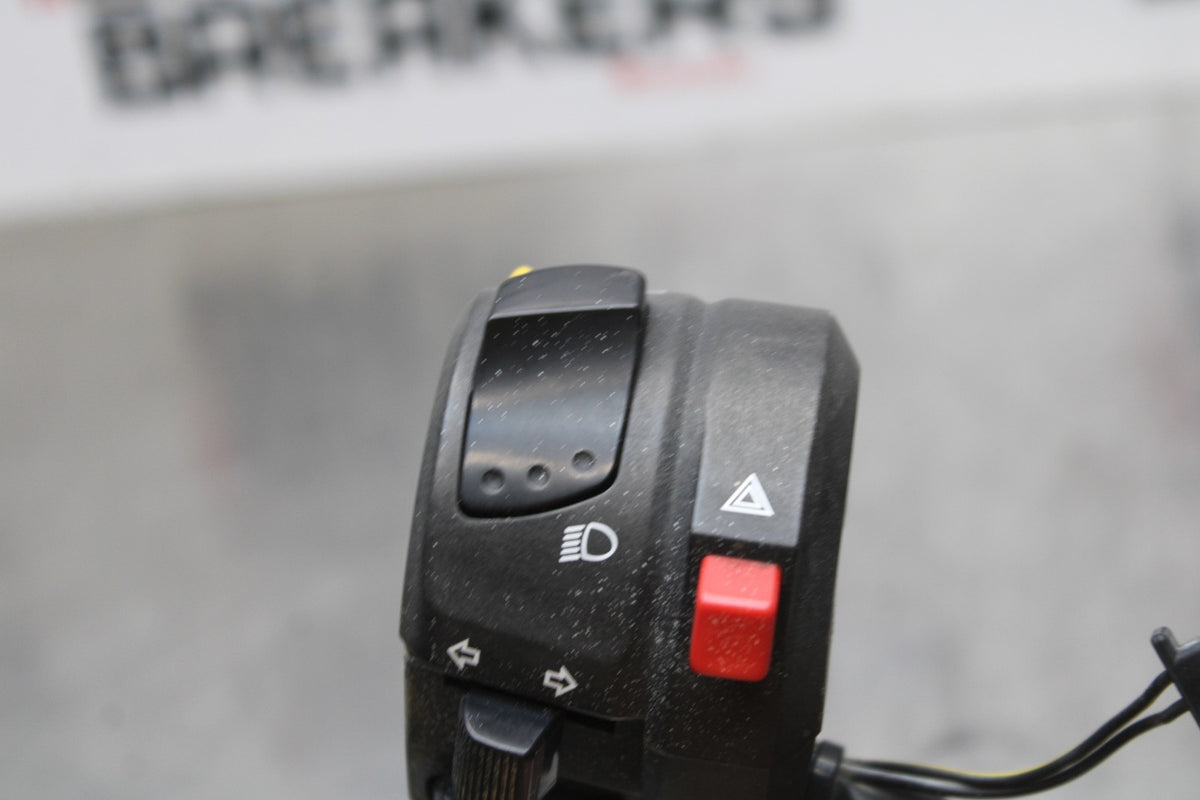 10 SUZUKI SV650 LEFT CLIP ON HANDLE HORN SIGNALS SWITCH SWITCHES BB181