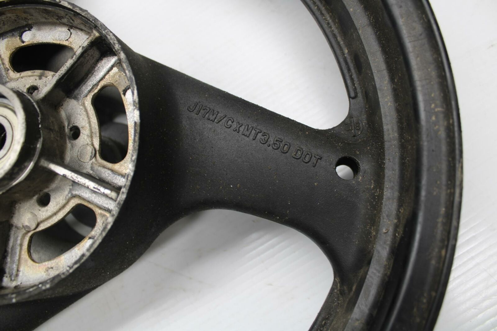 04-09 SUZUKI GS500F REAR WHEEL BACK RIM  BB278