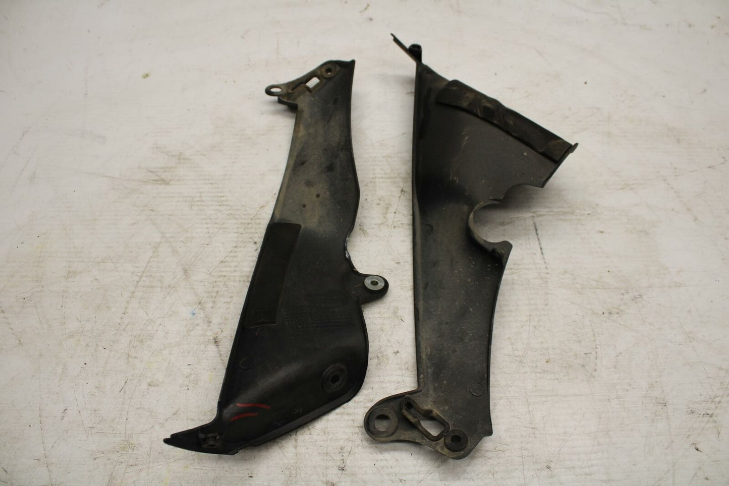 09-14 YAMAHA YZF R1 RIGHT LEFT INNER FAIRINGS COWLS PANELS TRIMS BB286