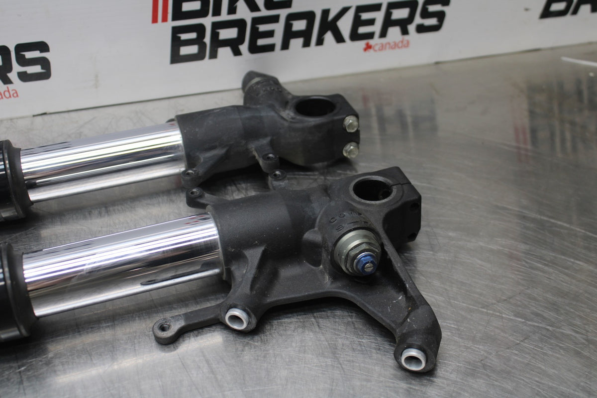 08-10 SUZUKI GSXR 600 FRONT FORKS SHOCK SUSPENSION SET PAIR BB202