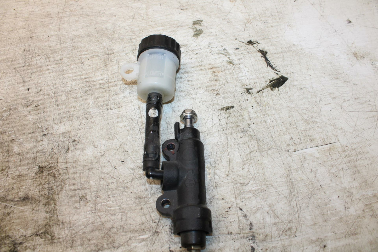 20-22 KAWASAKI Z H2 REAR BACK BRAKE MASTER CYLINDER W RESERVOIR BB382