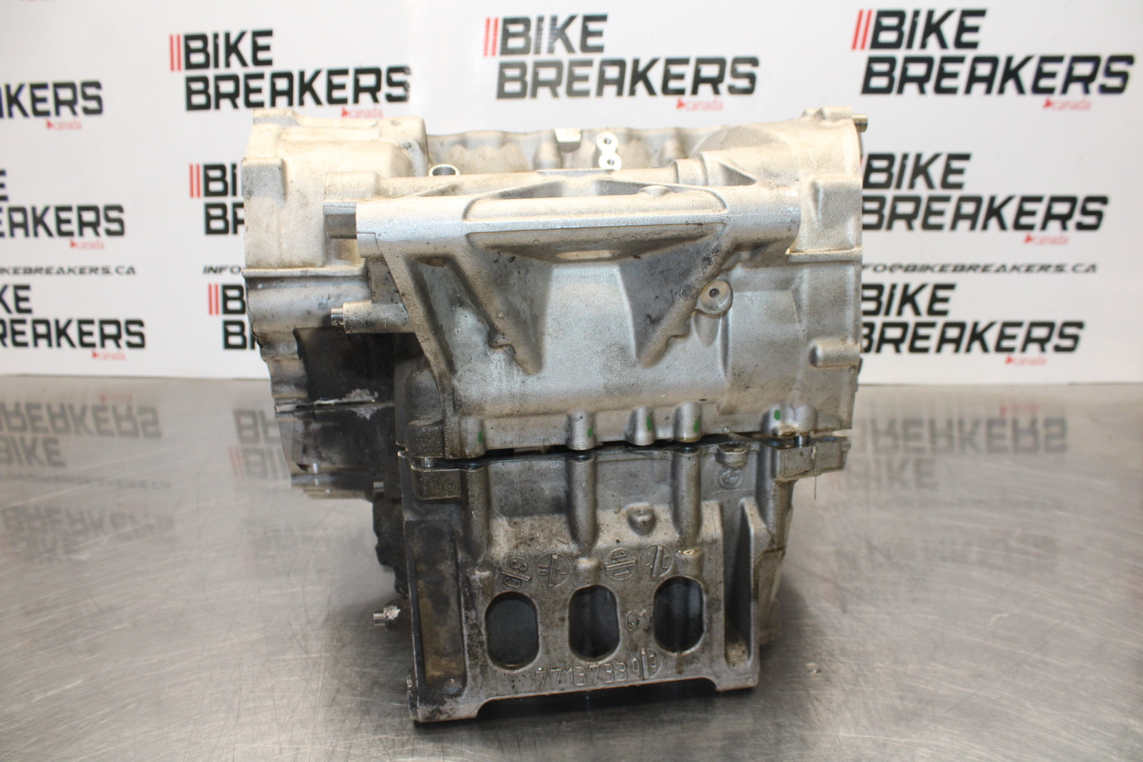 10-11 BMW S1000RR ENGINE MOTOR CRANKCASE CRANK CASES BLOCK BB168