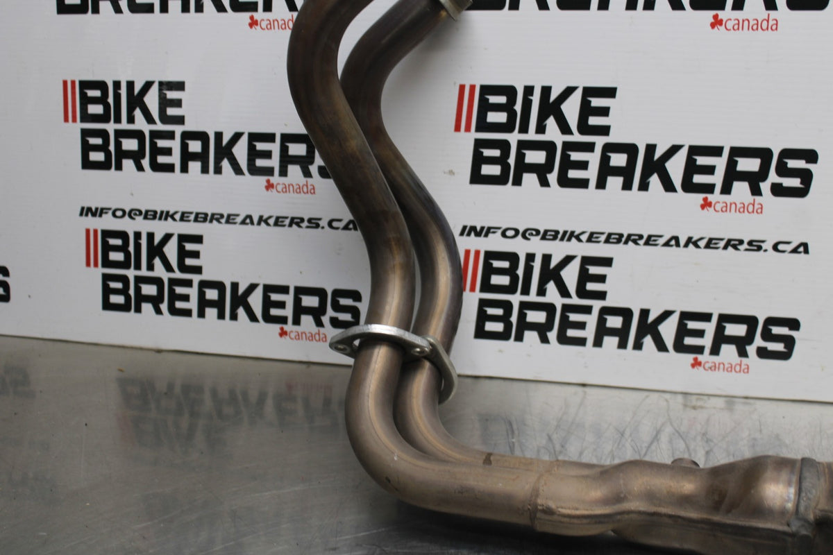 14-17 YAMAHA FZ07 FULL EXHAUST SYSTEM HEADERS PIPE MUFFLER BB843