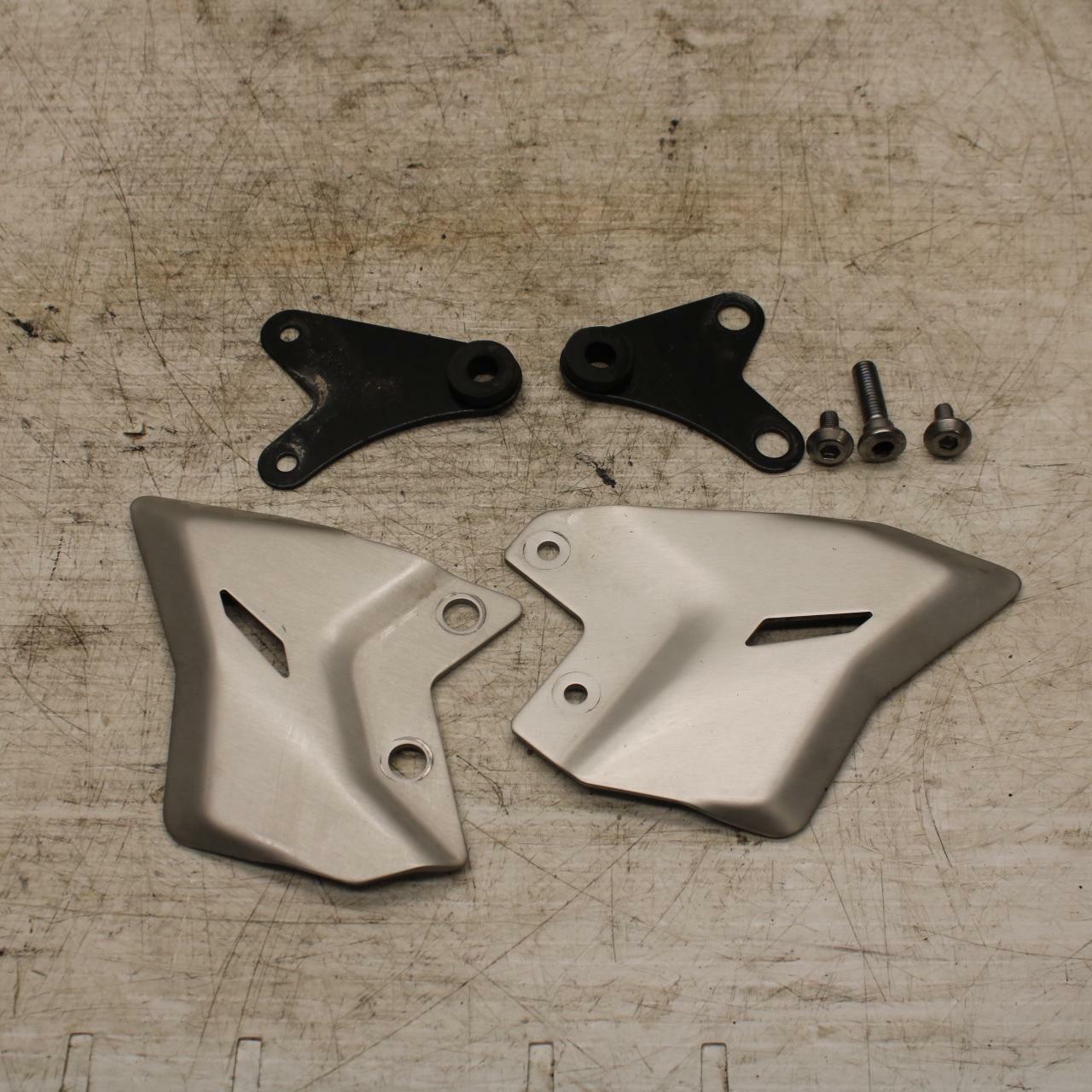 17-20 KAWASAKI NINJA 650 RIGHT LEFT REARSET REAR SET HEEL GUARD COVERS BB364 