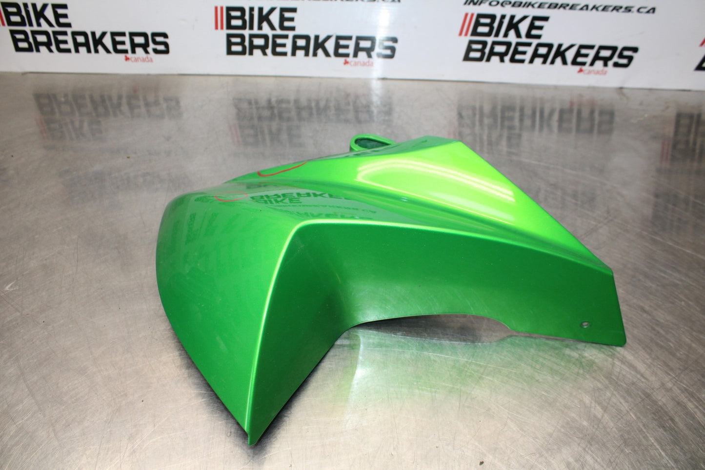 08-18 KAWASAKI KLR650 RIGHT FRONT UPPER NOSE FAIRING COWL SHROUD BB183