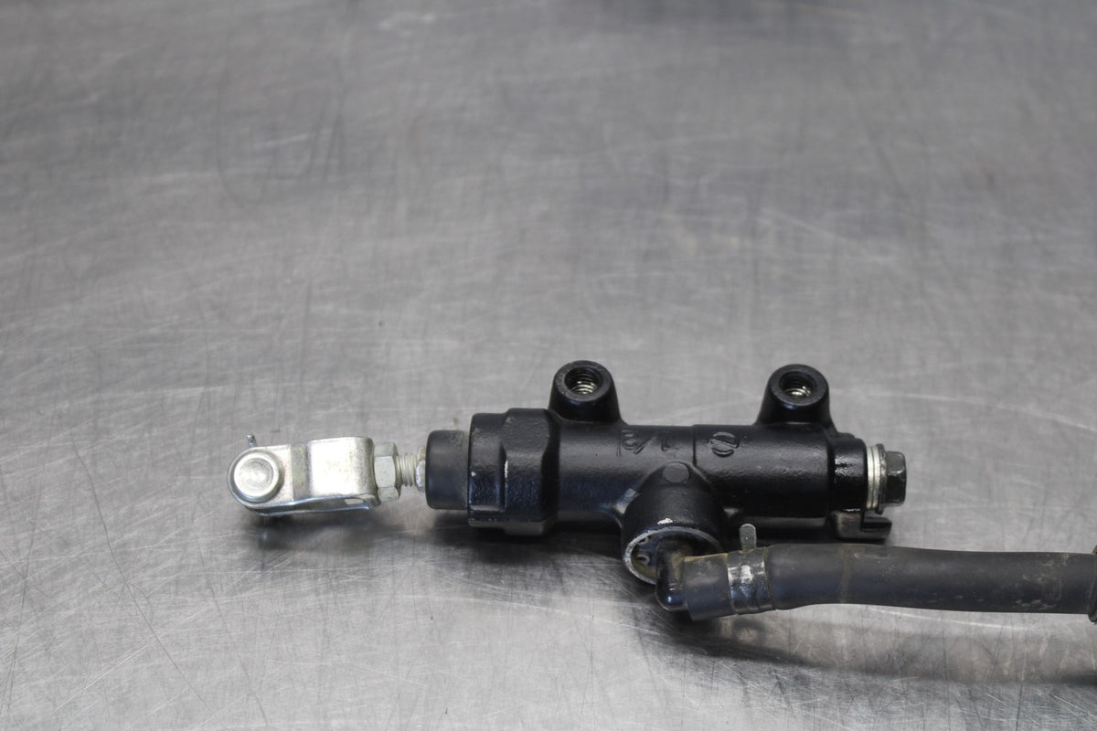 08 KAWASAKI ZX6R REAR BACK BRAKE MASTER CYLINDER W RESERVOIR BB896