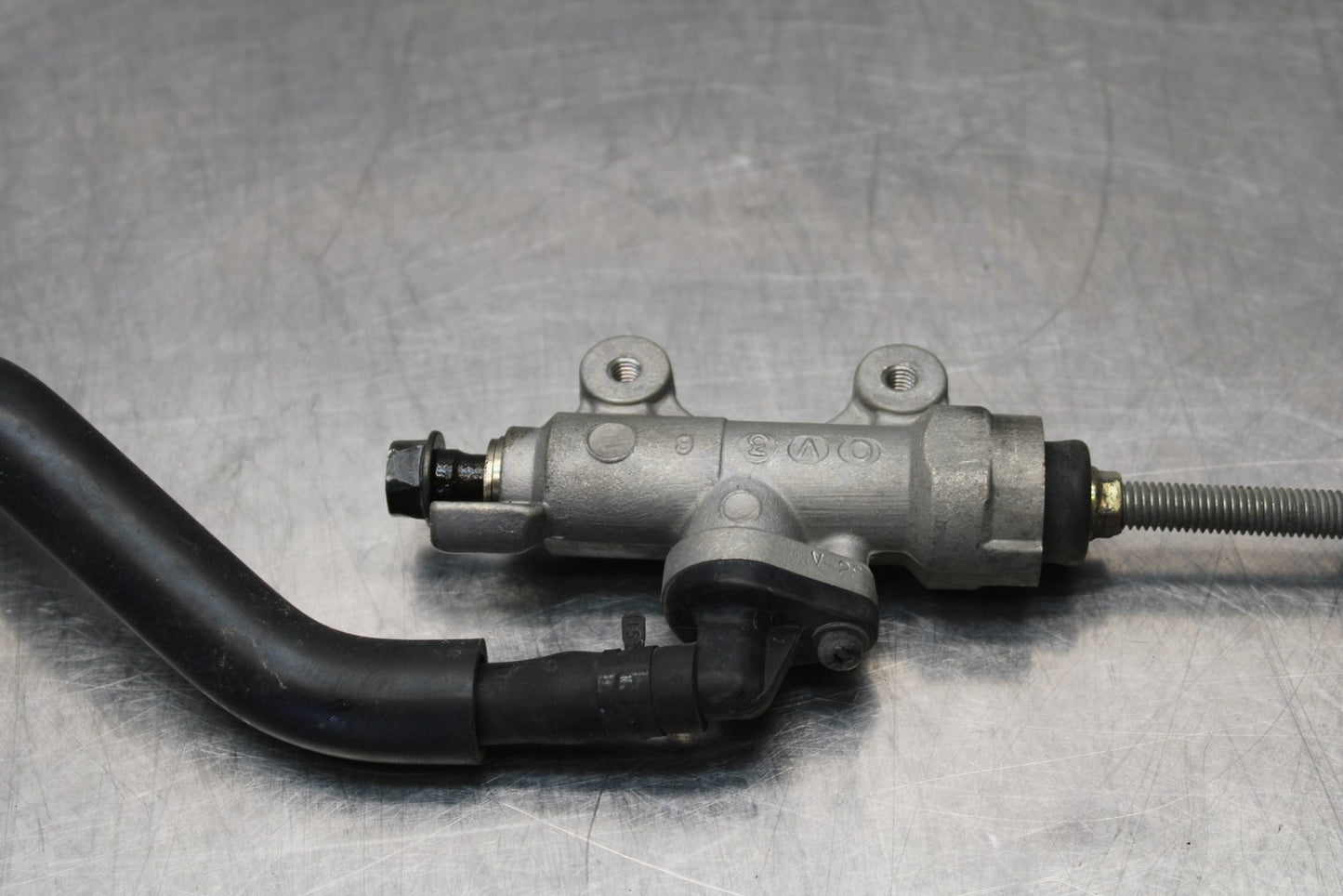 01-06 HONDA CBR600F4I REAR BACK BRAKE MASTER CYLINDER W RESERVOIR BB185