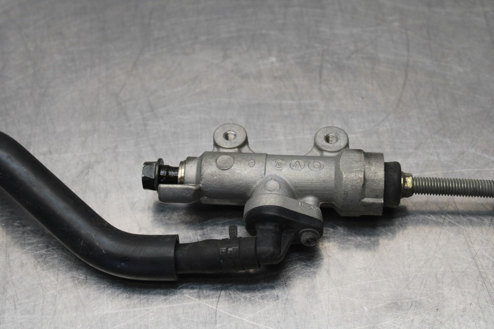 01-06 HONDA CBR600F4I REAR BACK BRAKE MASTER CYLINDER W RESERVOIR BB185