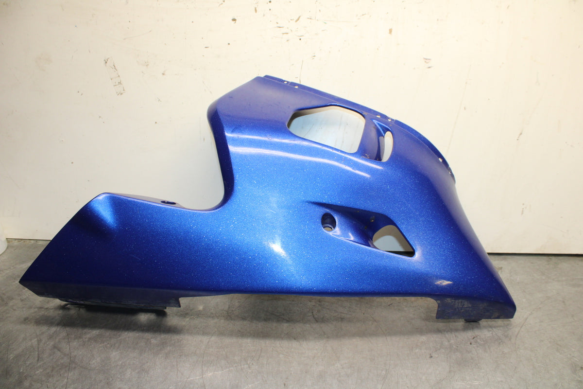 99-02 YAMAHA YZF R6 RIGHT LOWER BOTTOM BELLY SIDE FAIRING COWL  BB246