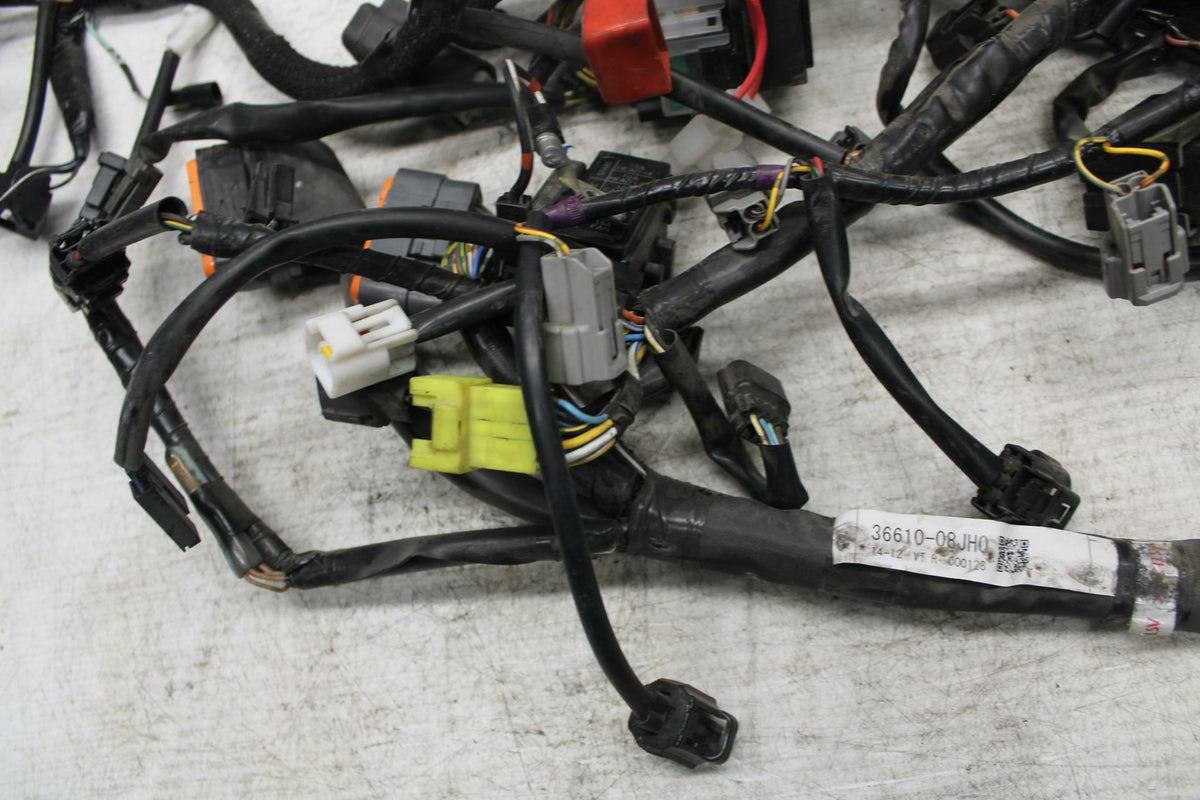 15-16 SUZUKI GSXS750 MAIN ENGINE WIRING HARNESS MOTOR WIRE LOOM BB374