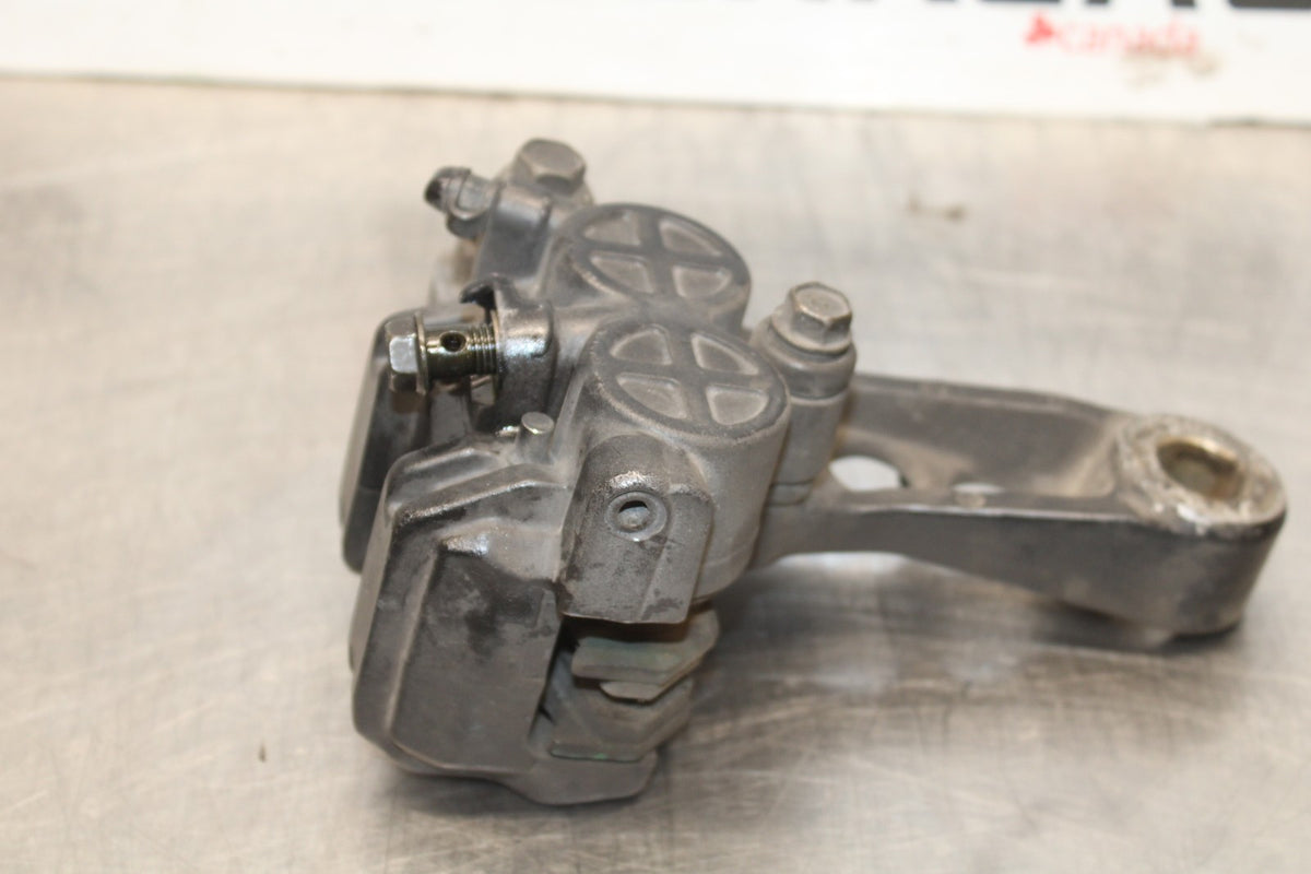 84 HONDA INTERCEPTOR 1000 VF1000F REAR BACK BRAKE CALIPER W MOUNT BRACKET BB878