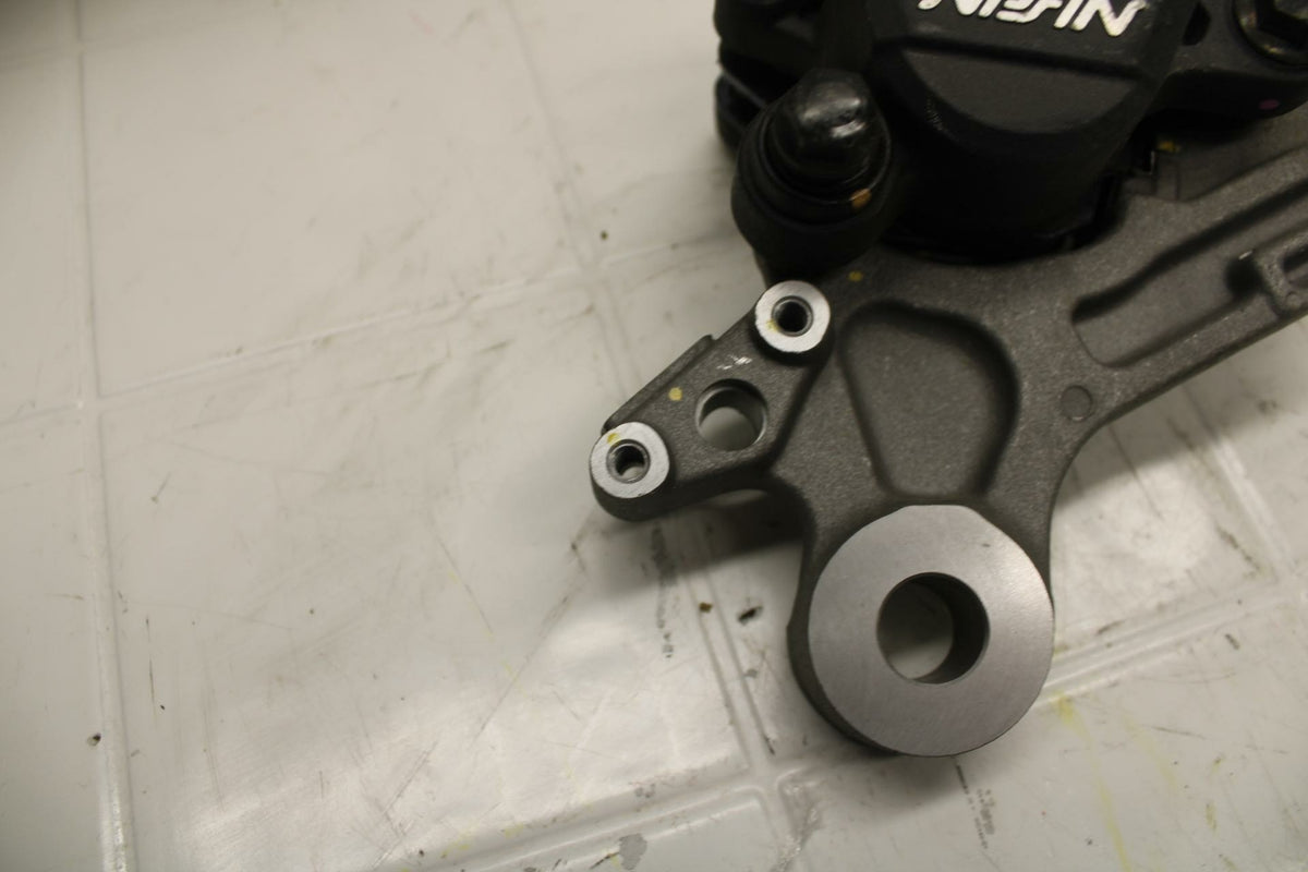 15-16 HONDA CB300F REAR BACK BRAKE CALIPER W MOUNT BRACKET ABS BB05