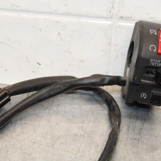 16-20 KAWASAKI ZX10R RIGHT CLIP ON HANDLE KILL OFF START SWITCH  BB591