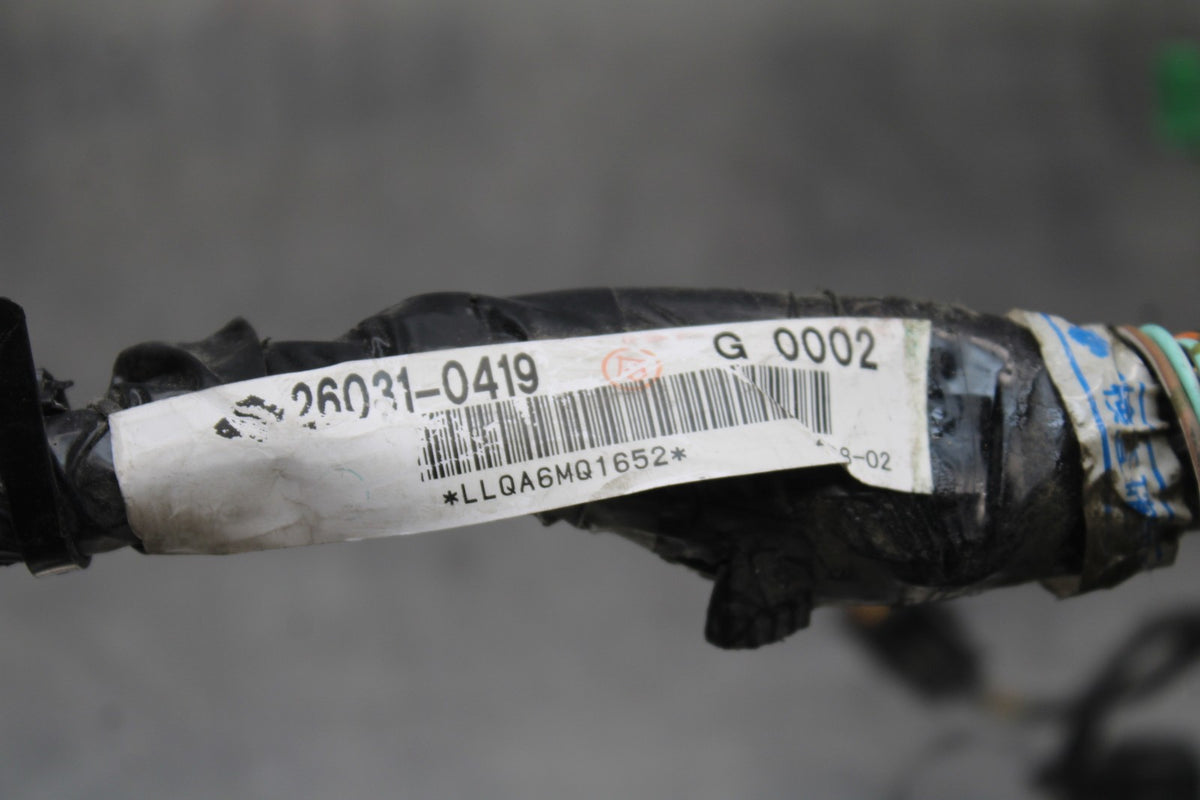 08 KAWASAKI NINJA 650 EX650 MAIN ENGINE WIRING HARNESS MOTOR WIRE LOOM BB797