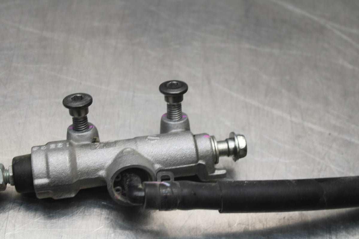 13 KAWASAKI NINJA 650 EX650F ABS REAR BRAKE MASTER CYLINDER W RESERVOIR  BB828