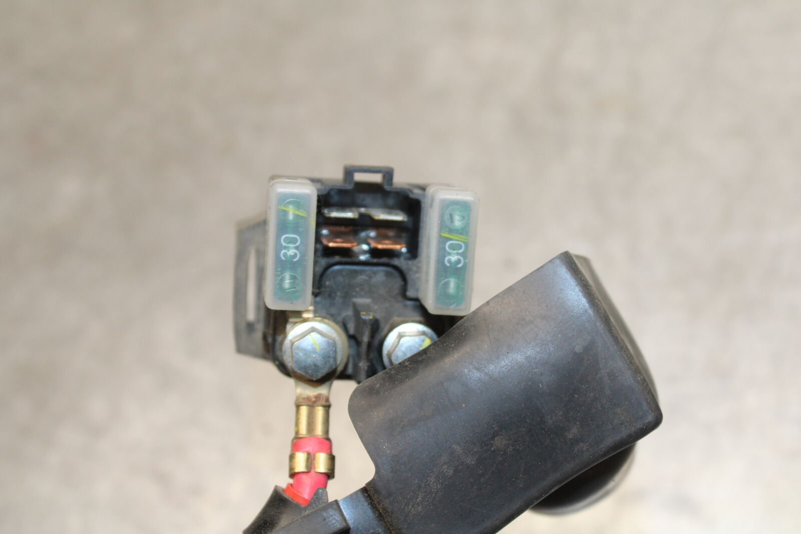 09-15 YAMAHA FZ6R ENGINE STARTER RELAY STARTING MOTOR 4SV-81940-12-00  BB719