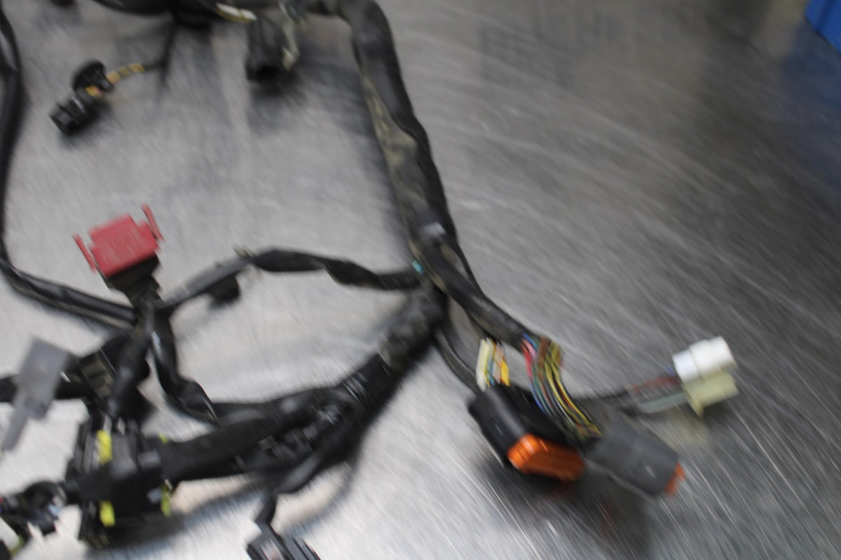 07-08 KAWASAKI NINJA ZX6R MAIN ENGINE WIRING HARNESS MOTOR WIRE LOOM BB199