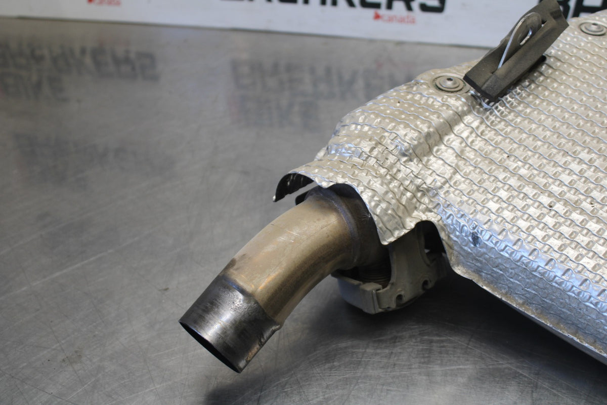 07-08 KAWASAKI NINJA ZX6R EXHAUST PIPE MUFFLER SLIP ON CAN SILENCER BB937