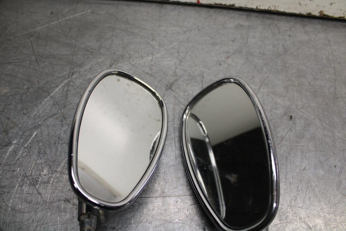 99-00 YAMAHA V STAR 1100 REAR VIEW MIRROR SET PAIR MIRRORS BB711
