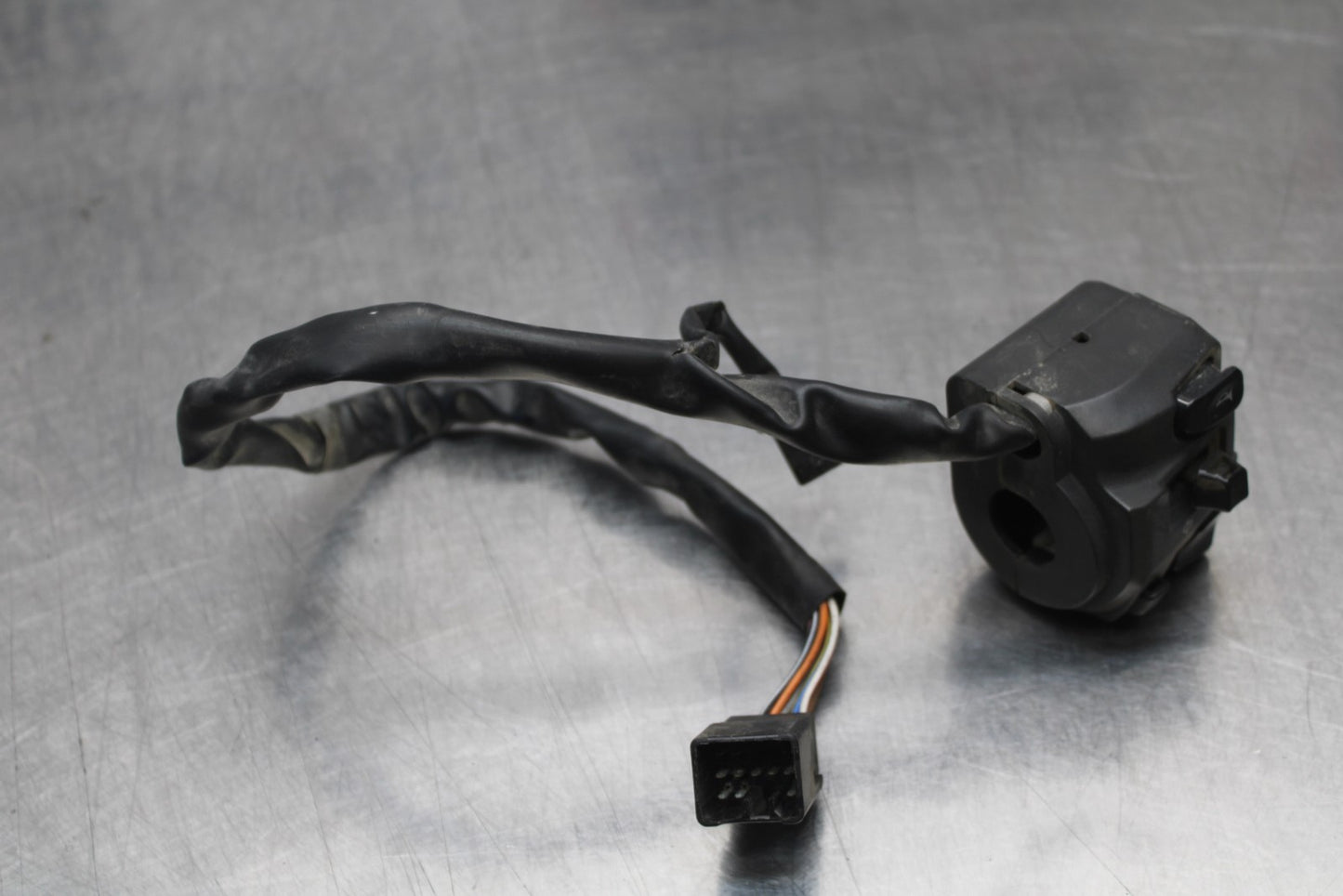 07-08 KAWASAKI NINJA ZX6R LEFT CLIP ON HANDLE HORN SIGNALS SWITCH SWITCHES BB203