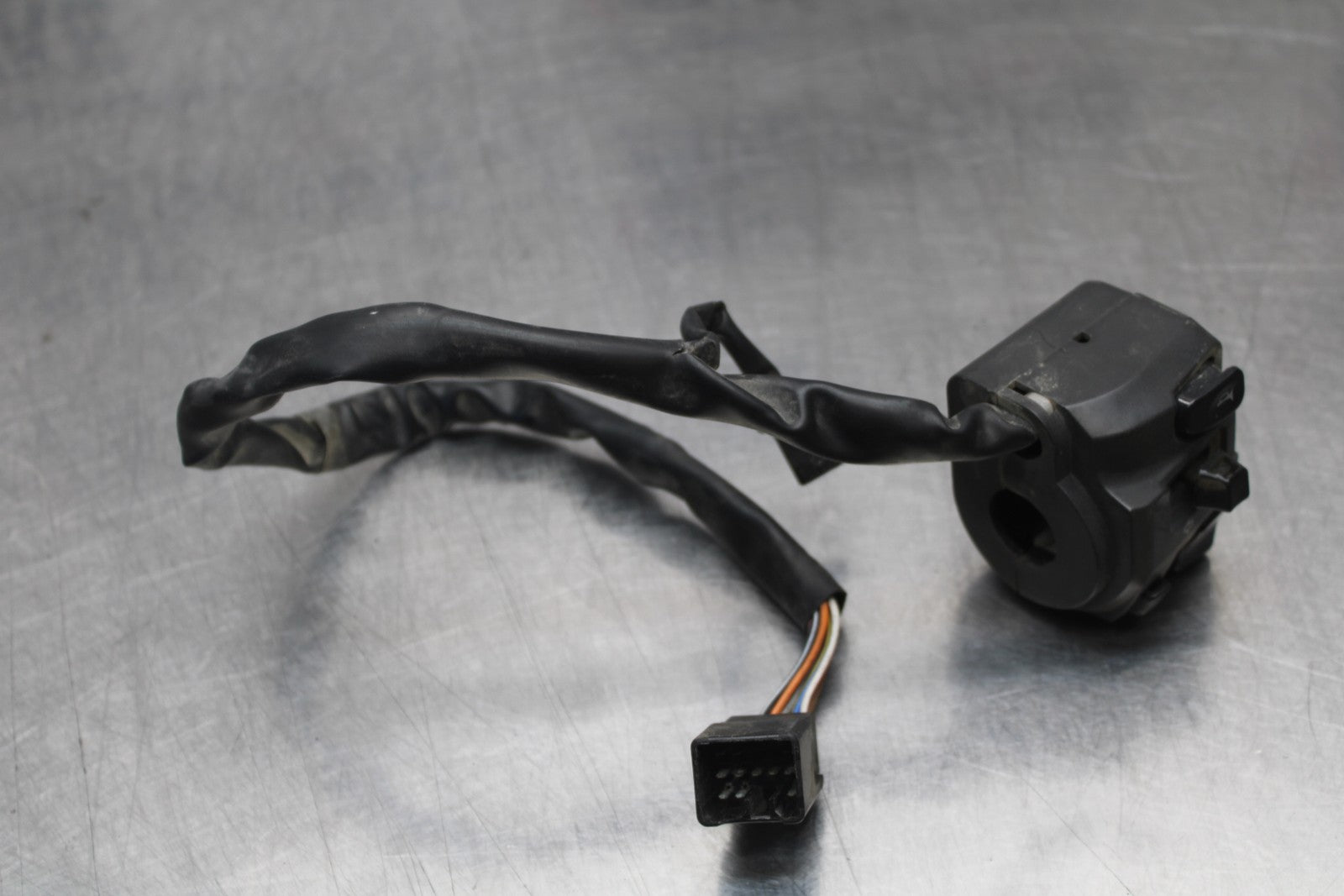 07-08 KAWASAKI NINJA ZX6R LEFT CLIP ON HANDLE HORN SIGNALS SWITCH SWITCHES BB203