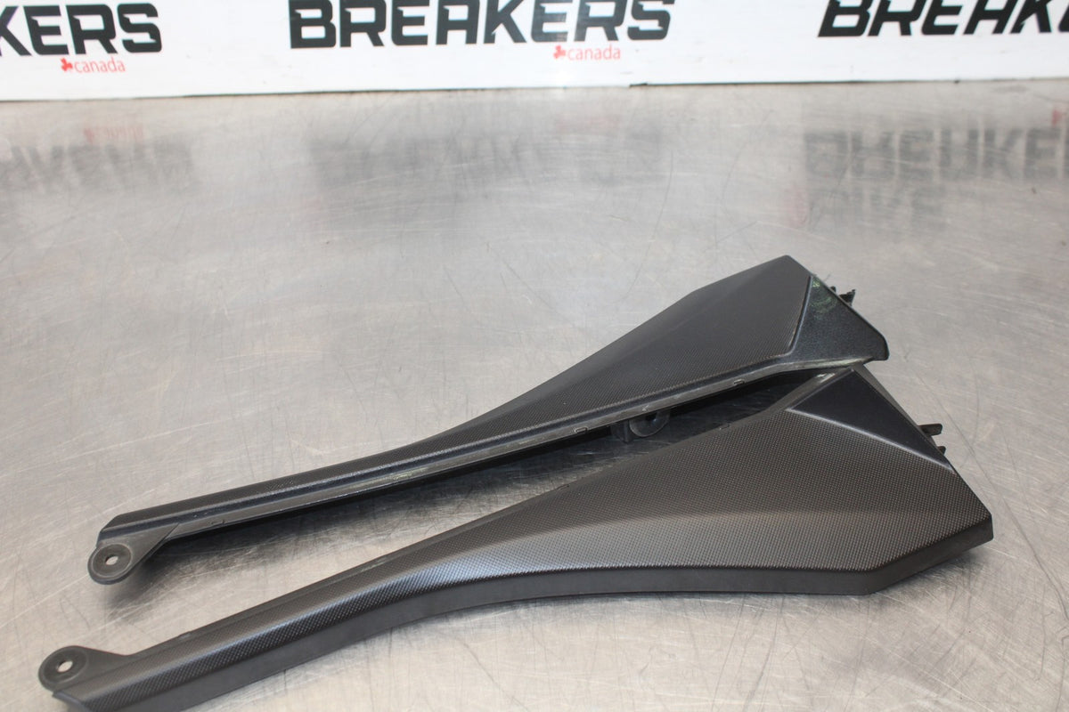 08 KAWASAKI NINJA ZX10R RIGHT LEFT INNER FAIRINGS COWLS PANELS TRIMS BB902