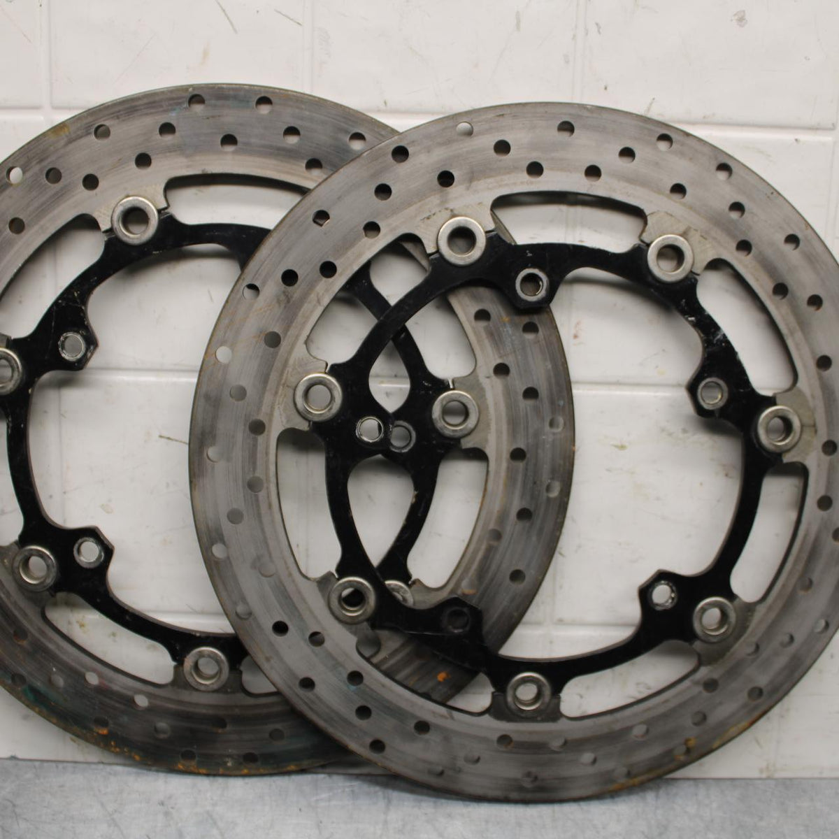 05 YAMAHA YZF R6S FRONT LEFT RIGHT BRAKE ROTORS DISCS BB600