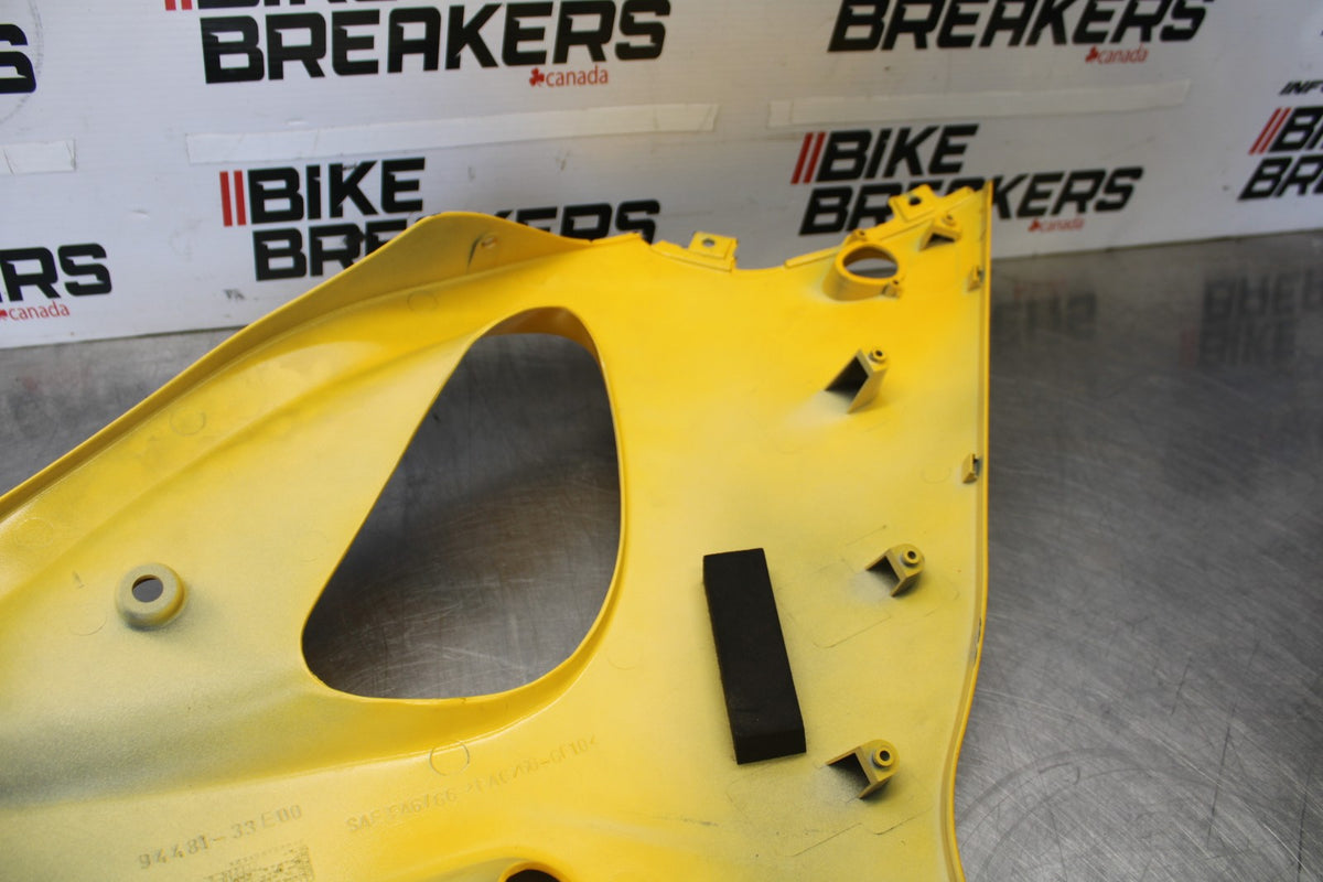 97-98 SUZUKI GSXR 600 SRAD LEFT LOWER MID UPPER SIDE FAIRING COWL BB00