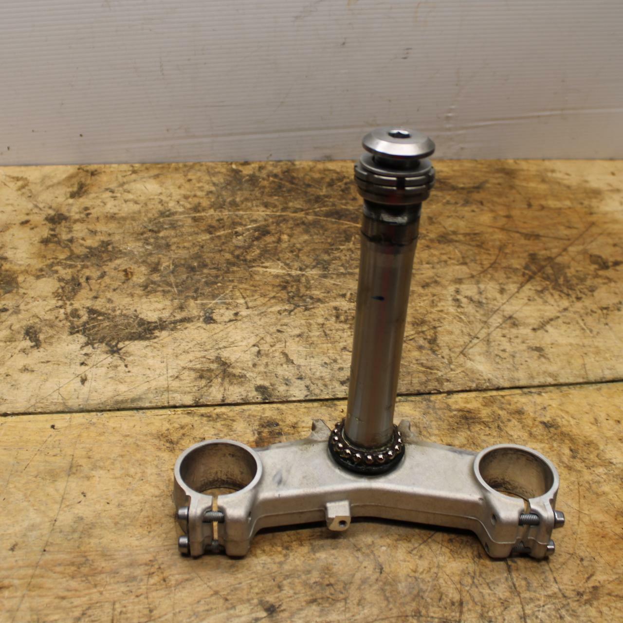 13-18 KAWASAKI NINJA ZX6R FRONT FORKS CLAMP LOWER TRIPLE TREE STEM BB349