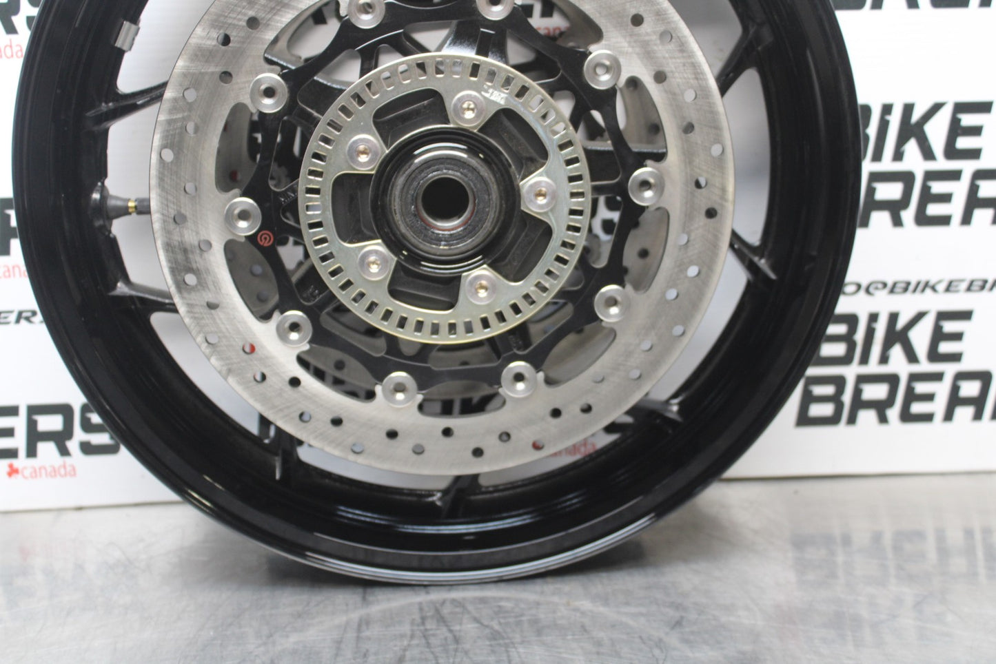 23-24 KAWASAKI NINJA ZX14R NEW TAKE OFF!! FRONT WHEEL FRONT RIM & ROTORS BB764