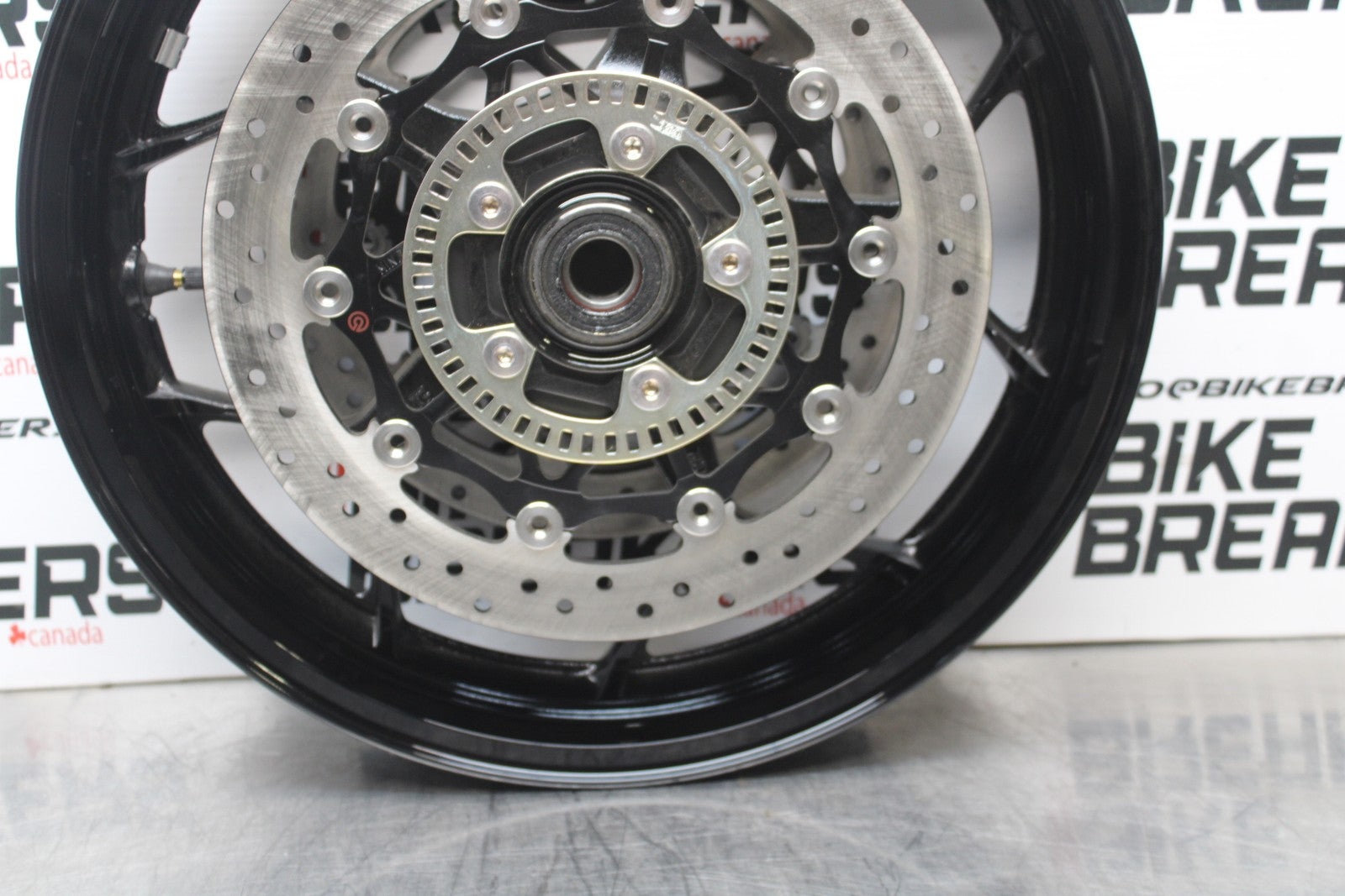 23-24 KAWASAKI NINJA ZX14R NEW TAKE OFF!! FRONT WHEEL FRONT RIM & ROTORS BB764