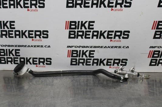 23-24 KAWASAKI NINJA ZX14R REAR BACK BRAKE MASTER CYLINDER W RESERVOIR BB764