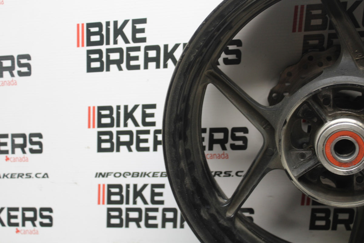 07-08 KAWASAKI NINJA ZX6R REAR WHEEL BACK RIM & ROTOR BB199