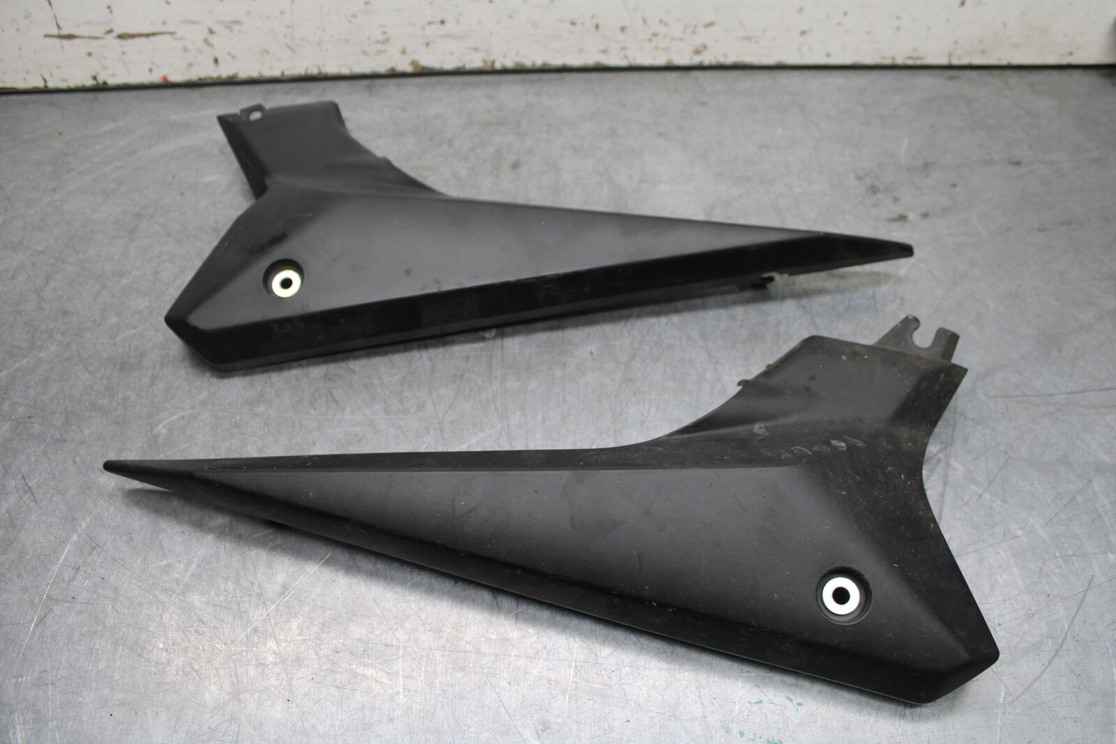 09-15 YAMAHA FZ6R RIGHT LEFT SIDE SEAT PANELS TRIMS COWLS FAIRINGS COVER BB719 