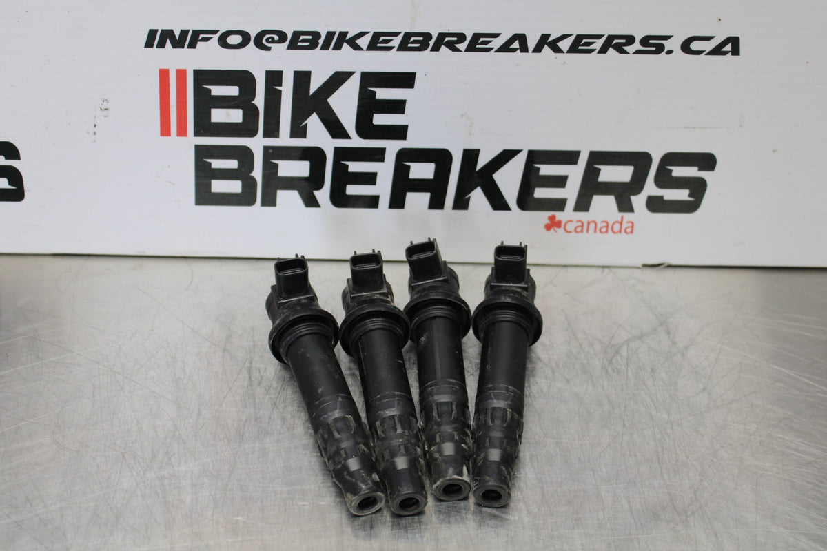 24-25 KAWASAKI NINJA ZX4R IGNITION COILS COIL SPARK PLUG CAPS BB174