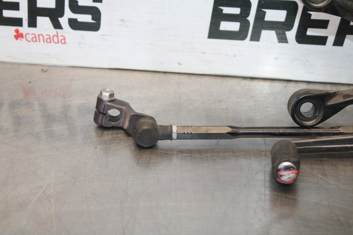 07-08 KAWASAKI NINJA ZX6R LEFT REARSET REAR SET FOOT PEG W SHIFTER BB937