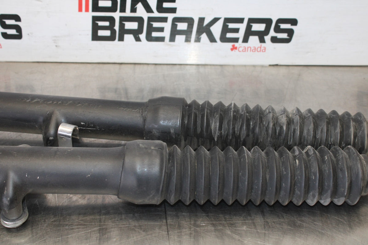 81 YAMAHA MAXIM 550 XJ550 FRONT FORKS SHOCK SUSPENSION SET PAIR BB866
