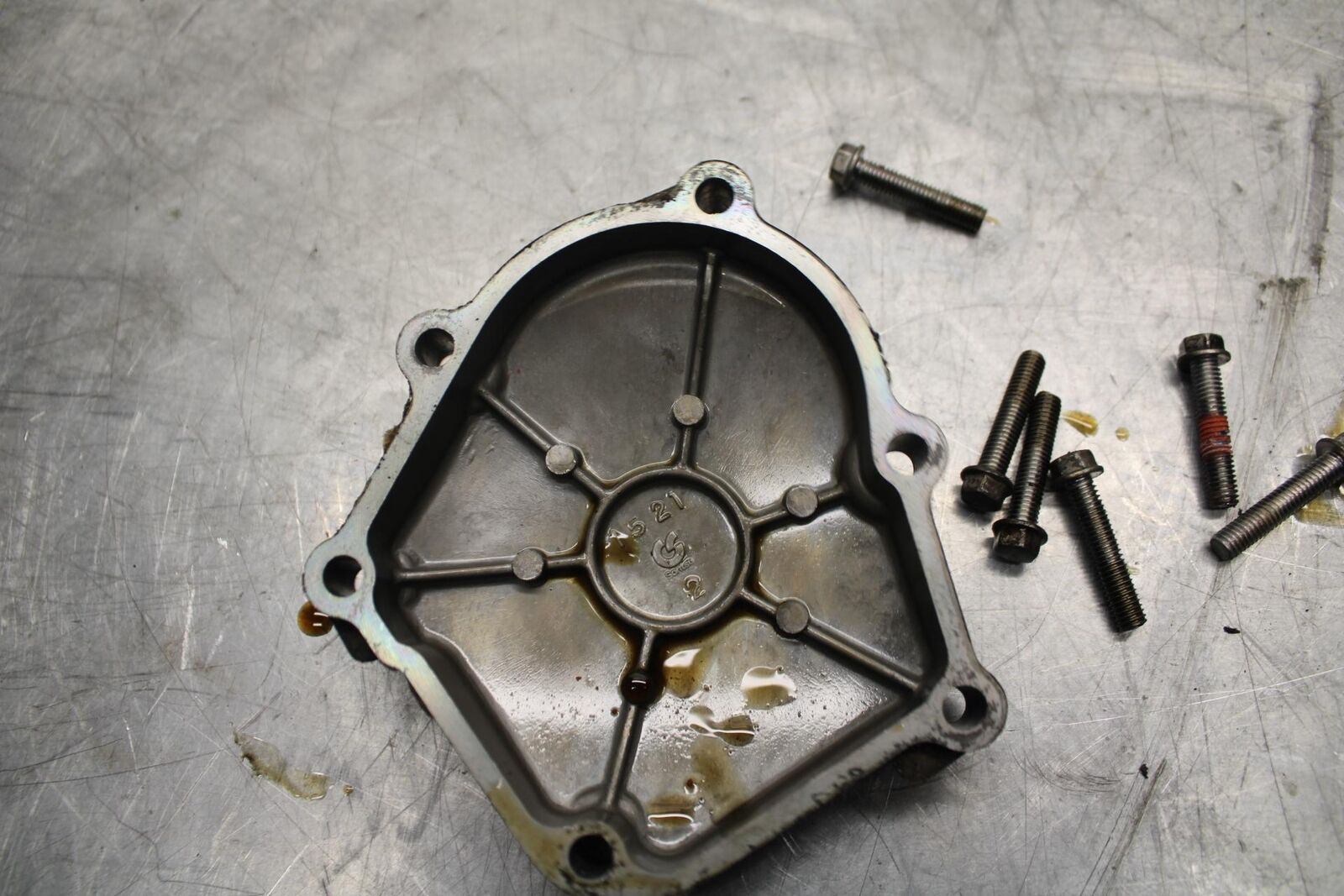 05-06 KAWASAKI NINJA ZX6R 636 ENGINE MOTOR TIMING CHAIN COVER BB505