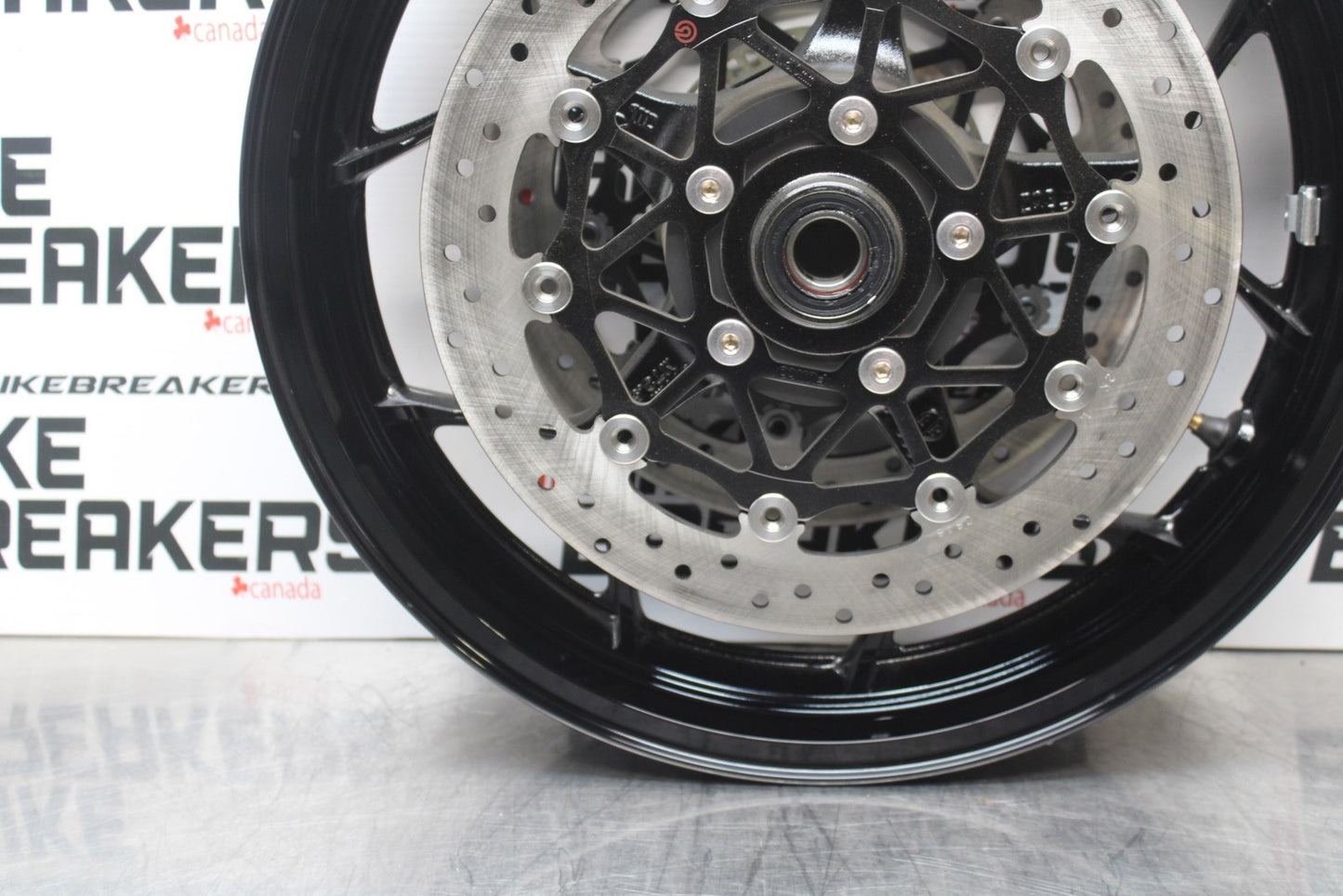 23-24 KAWASAKI NINJA ZX14R NEW TAKE OFF!! FRONT WHEEL FRONT RIM & ROTORS BB764