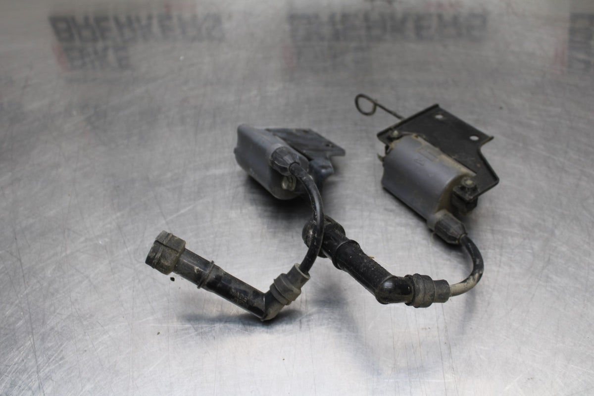 96 KAWASAKI NINJA 500 EX500A IGNITION COILS COIL SPARK PLUG CAPS BB768