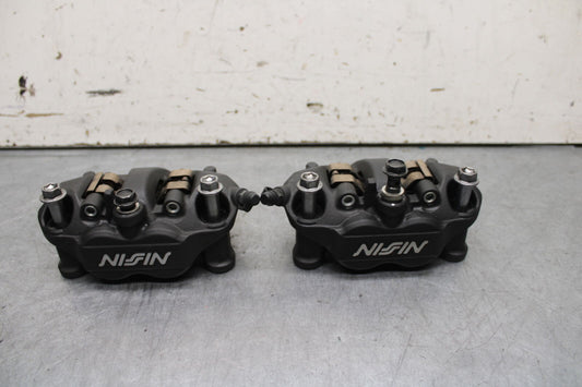 13-18 KAWASAKI NINJA ZX6R RIGHT LEFT FRONT BRAKE CALIPER SET PAIR CALIPERS BB666