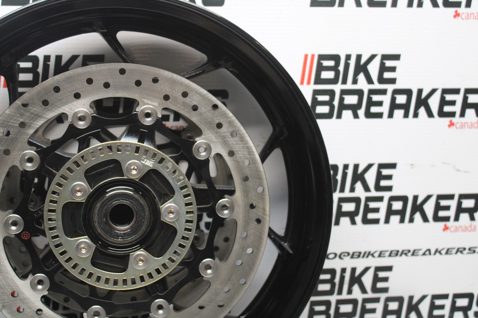 23-24 KAWASAKI NINJA ZX14R NEW TAKE OFF!! FRONT WHEEL FRONT RIM & ROTORS BB764