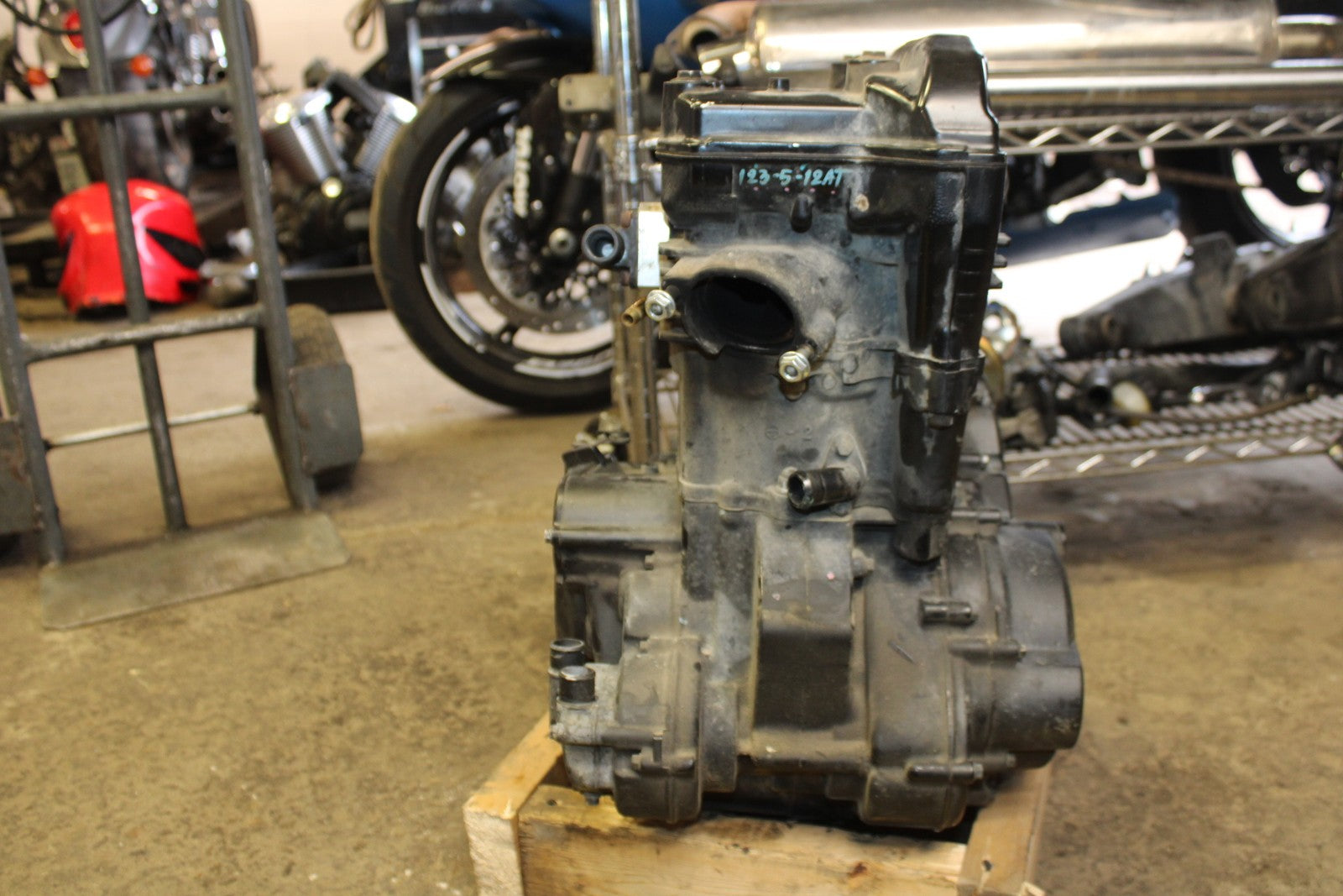 08-18 KAWASAKI KLR650 ENGINE MOTOR BB183